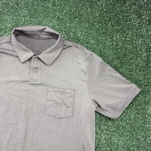 Vuori Men's Short Sleeve Polo Shirt Size Medium Green